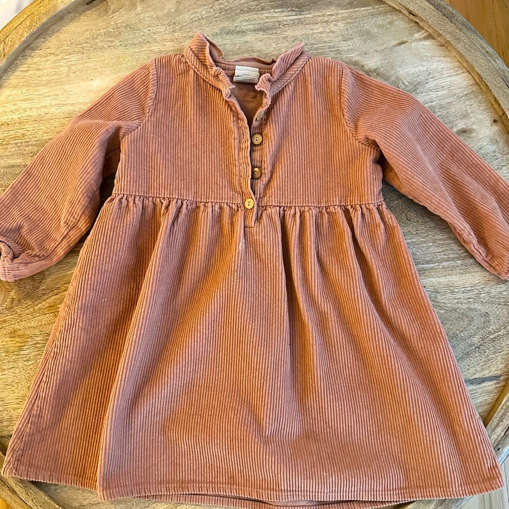 Studio Boheme Corduroy mauve Dress Size 4T